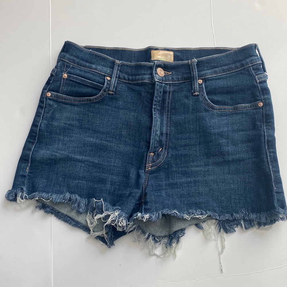 Mother Denim Charmer Fray Short